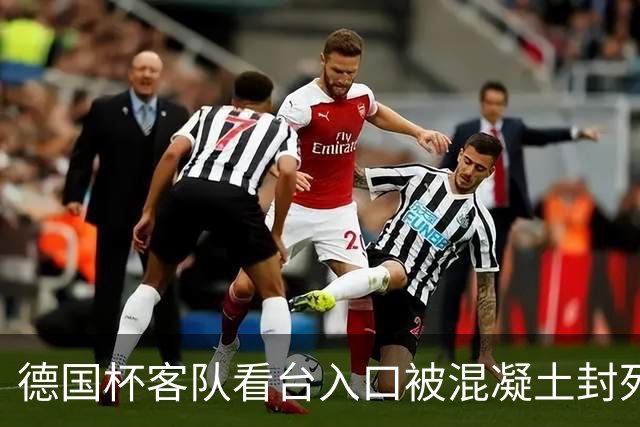 德国杯客队看台入口被混凝土封死，主队球迷被指所为